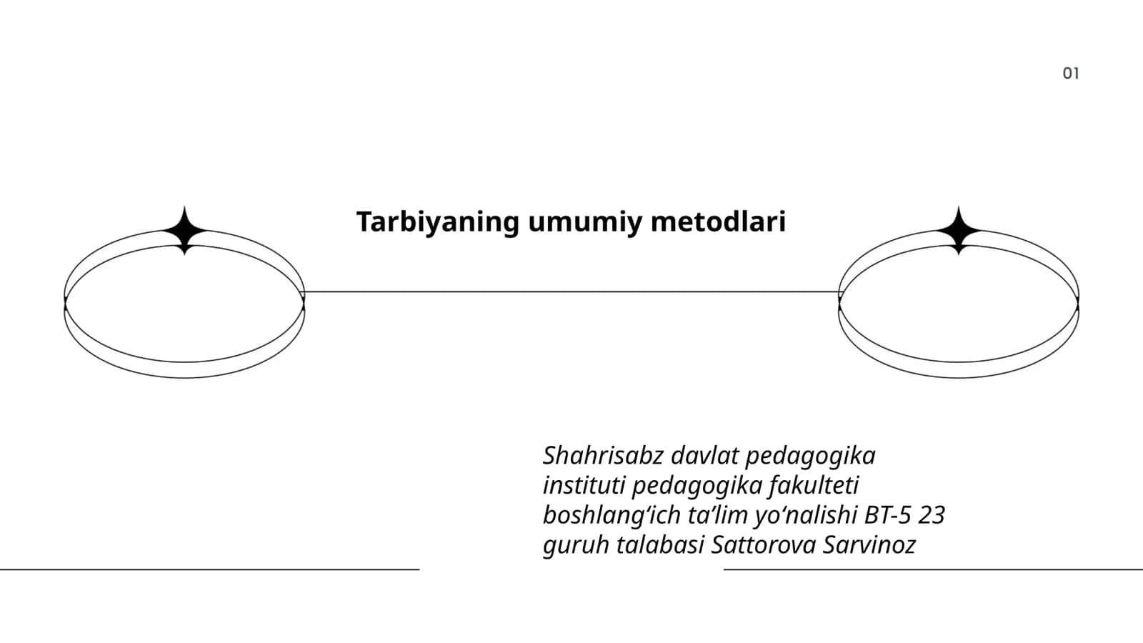 Ta'limning umumiy metodlari