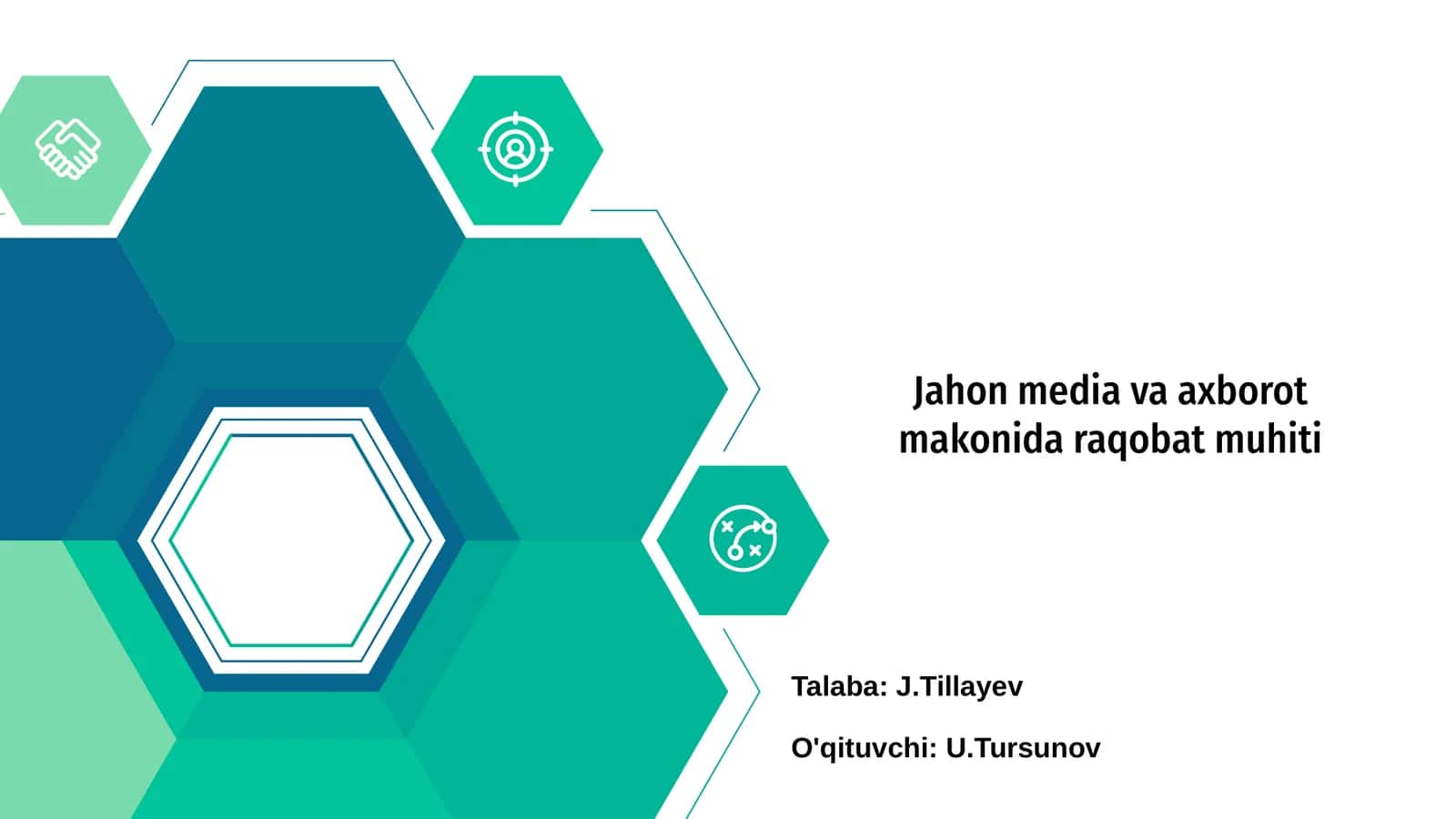 Jahon media va axborot makonida raqobat muhiti