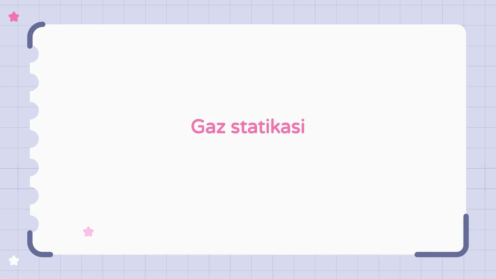 Gaz statikasi