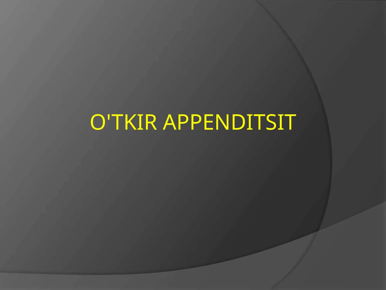 O'tki rappenditsit