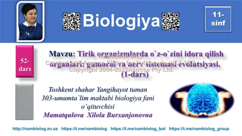 Biologiya darsi
