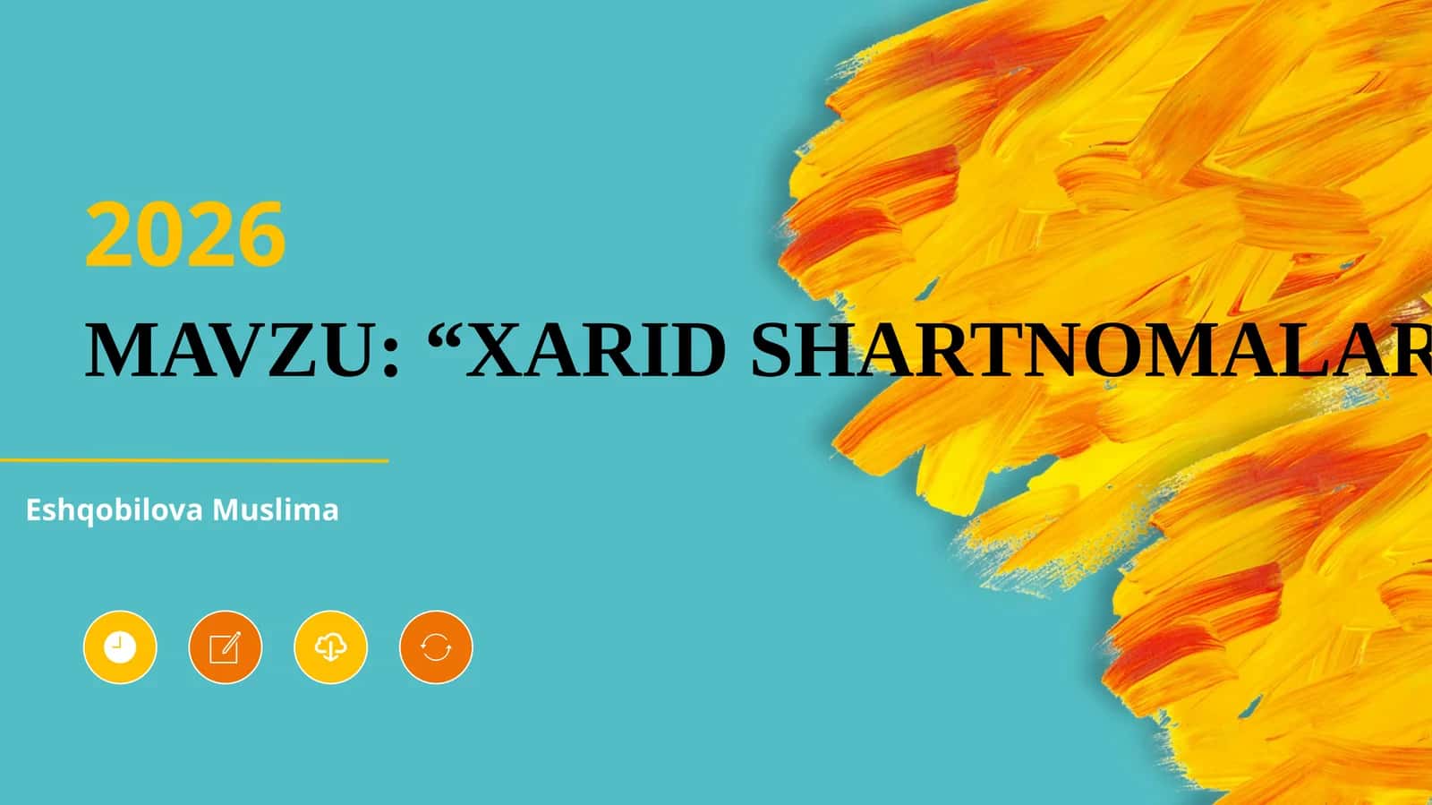 XARID SHARTNOMALARI