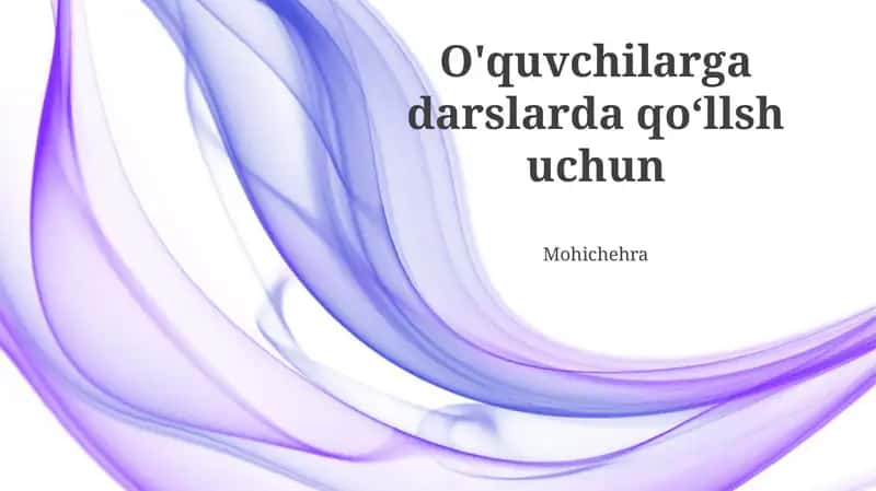 Samarali O'qish Usullari