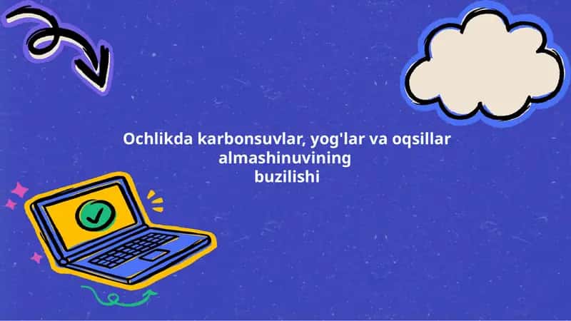 Karbonsuvlar, yog'lar va oqsillar almashtirishining buzilishi