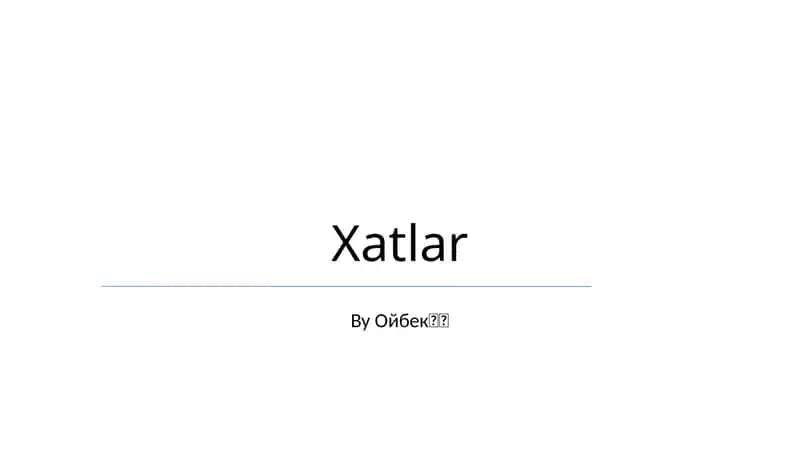 Xatlar