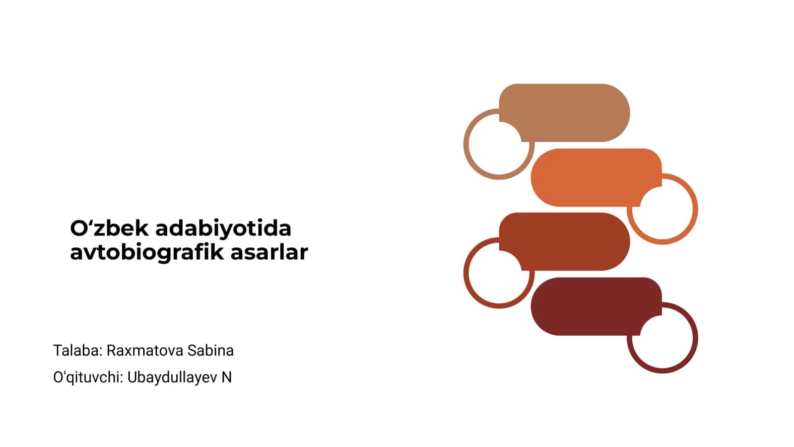 O'zbek adabiyotida avtobiografik asarlar