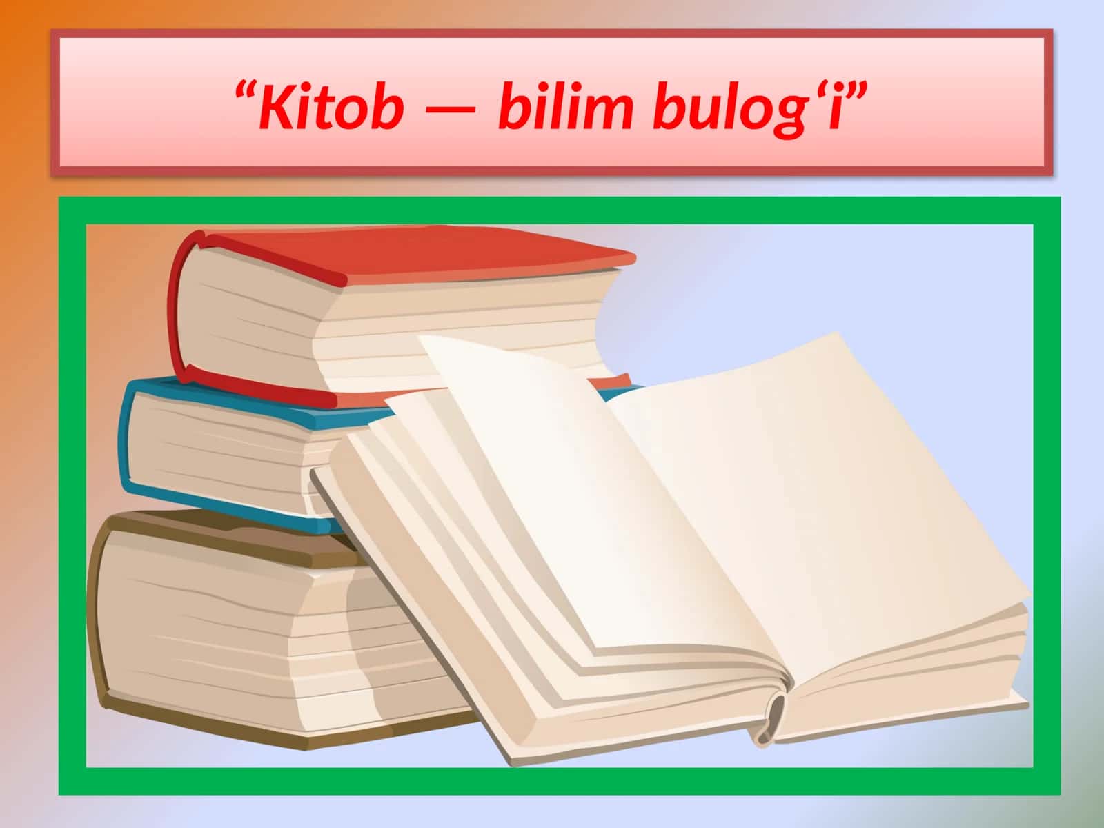 “Kitob-bilim bulog‘i”