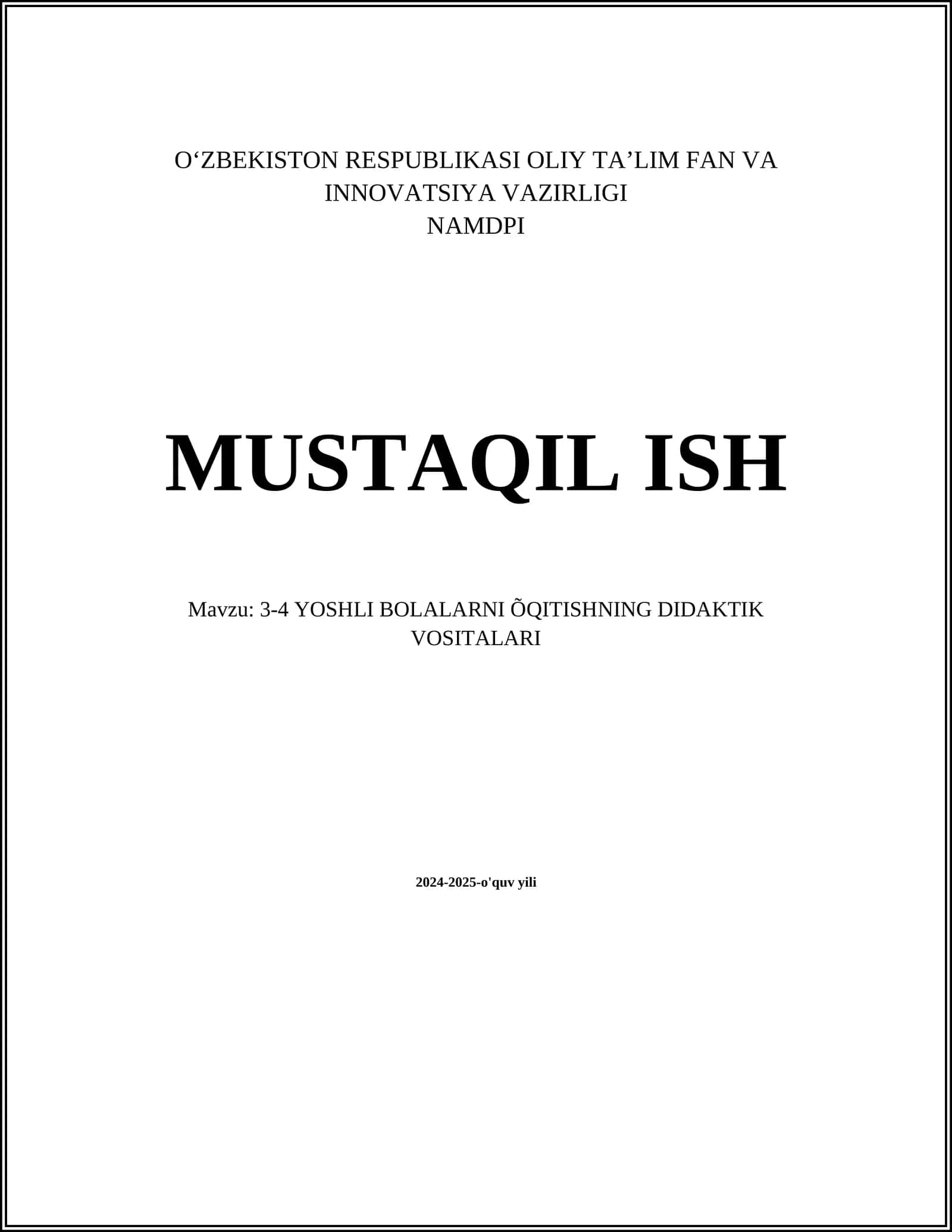 Rivojlantiruvchi o'yinlar