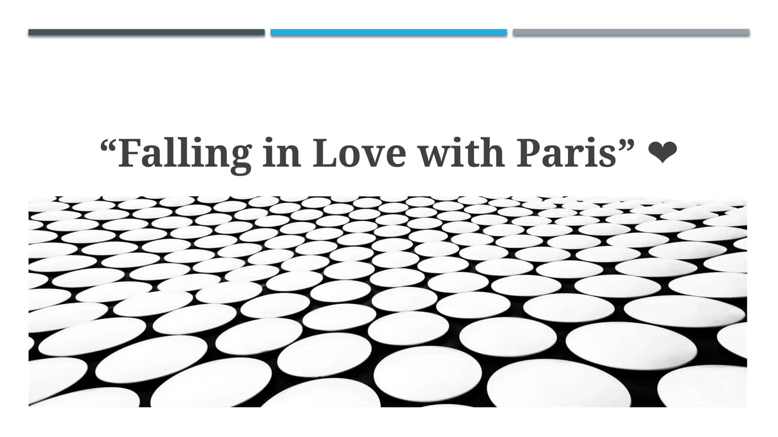 Falling in Love with Paris