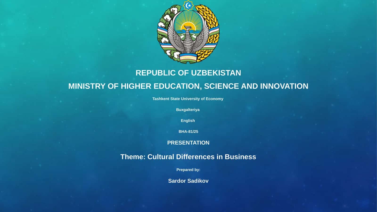 Cultural Differences in Business