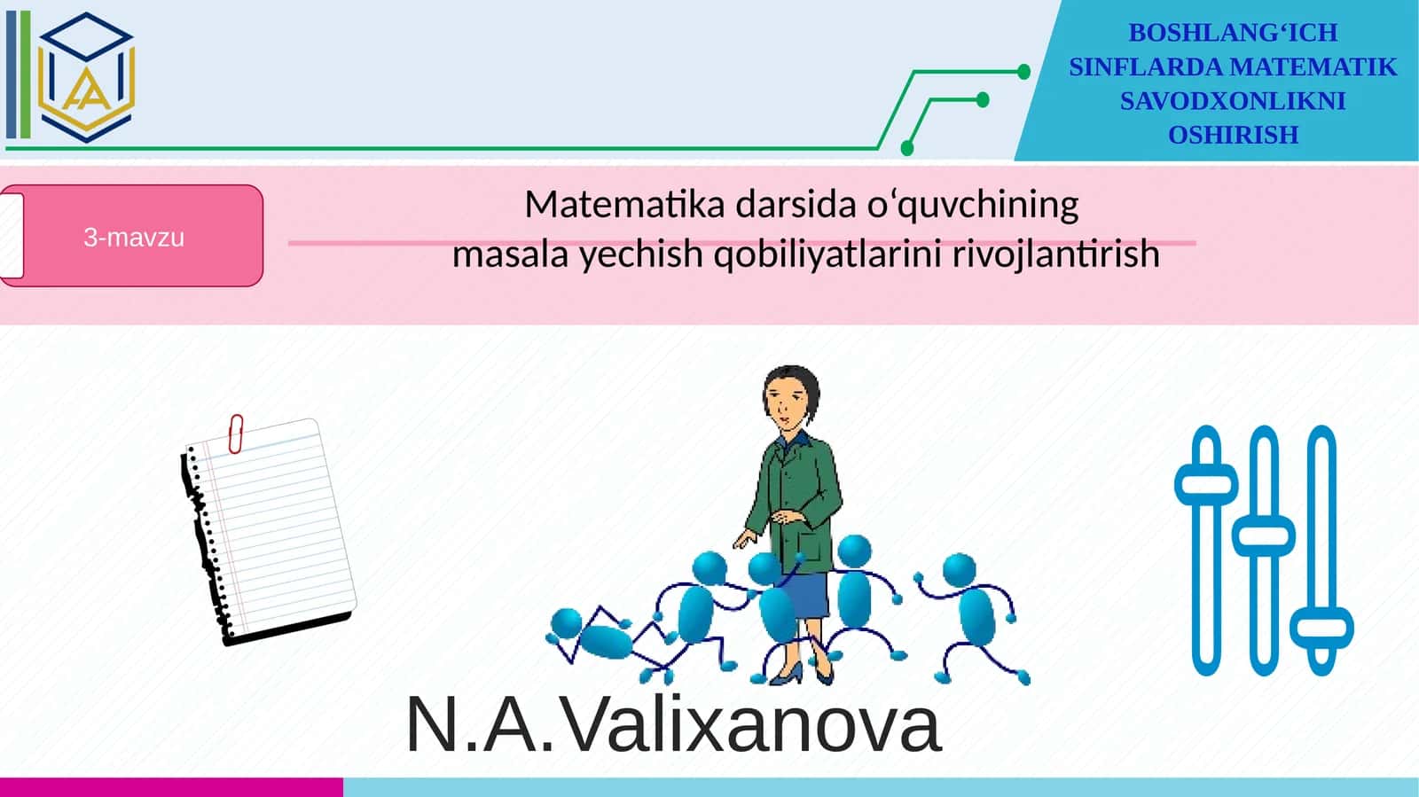 BOSHLANG‘ICH SINFLARDAMATEMATIK SAVODXONLIKNI OSHIRISH