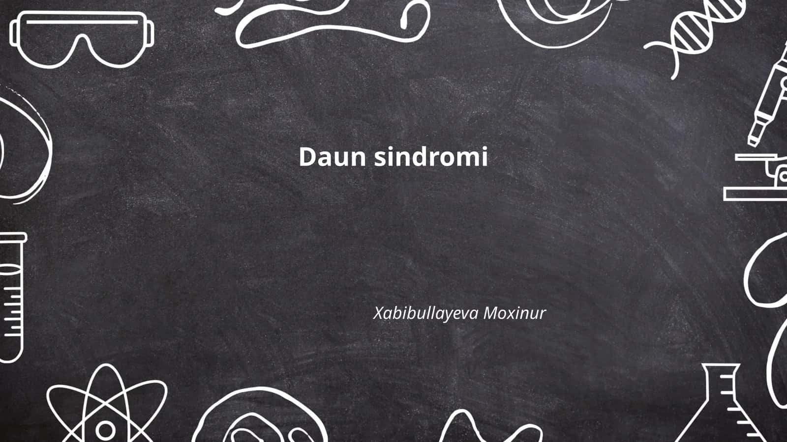 Daun sindromi
