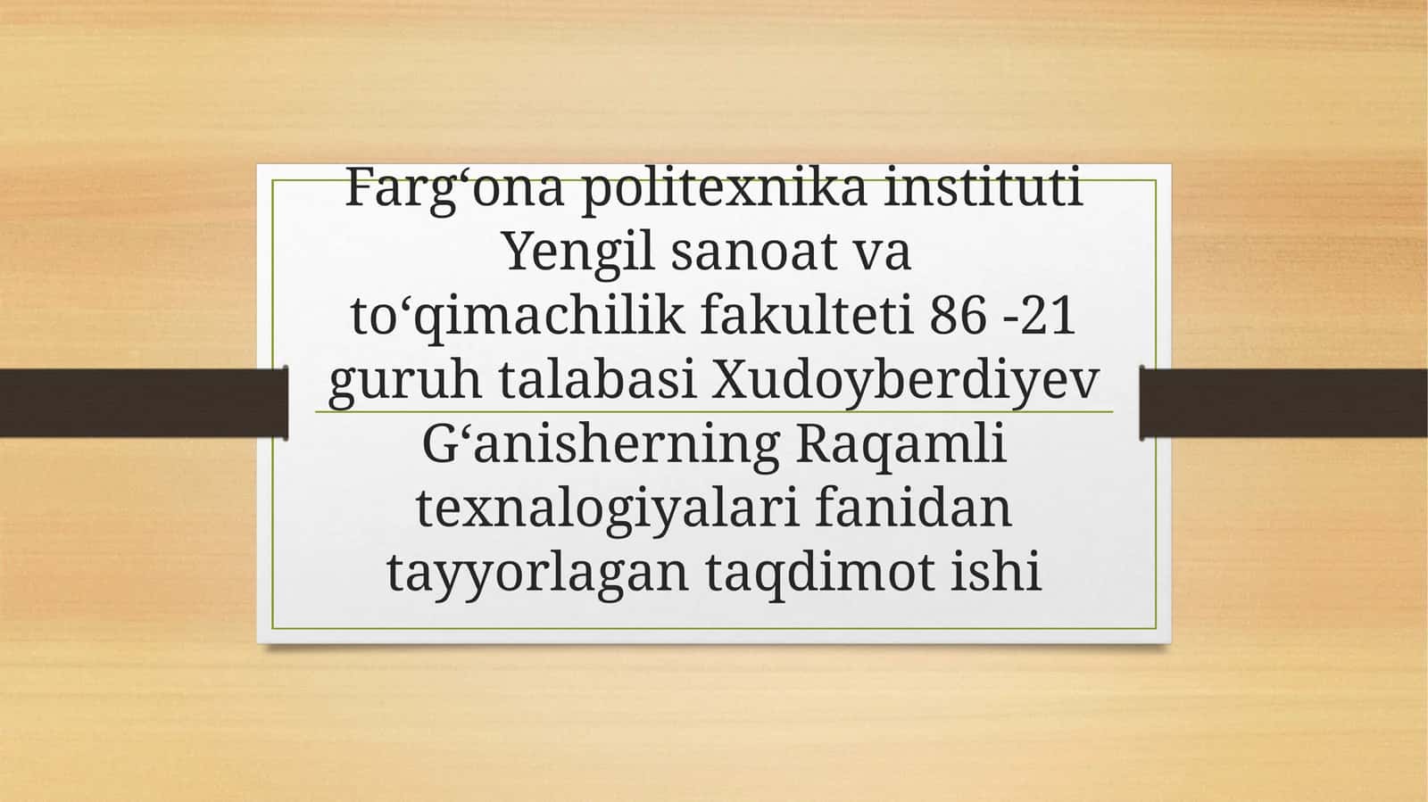 Bulutli hisoblash va maʼlumotlarni saqlash