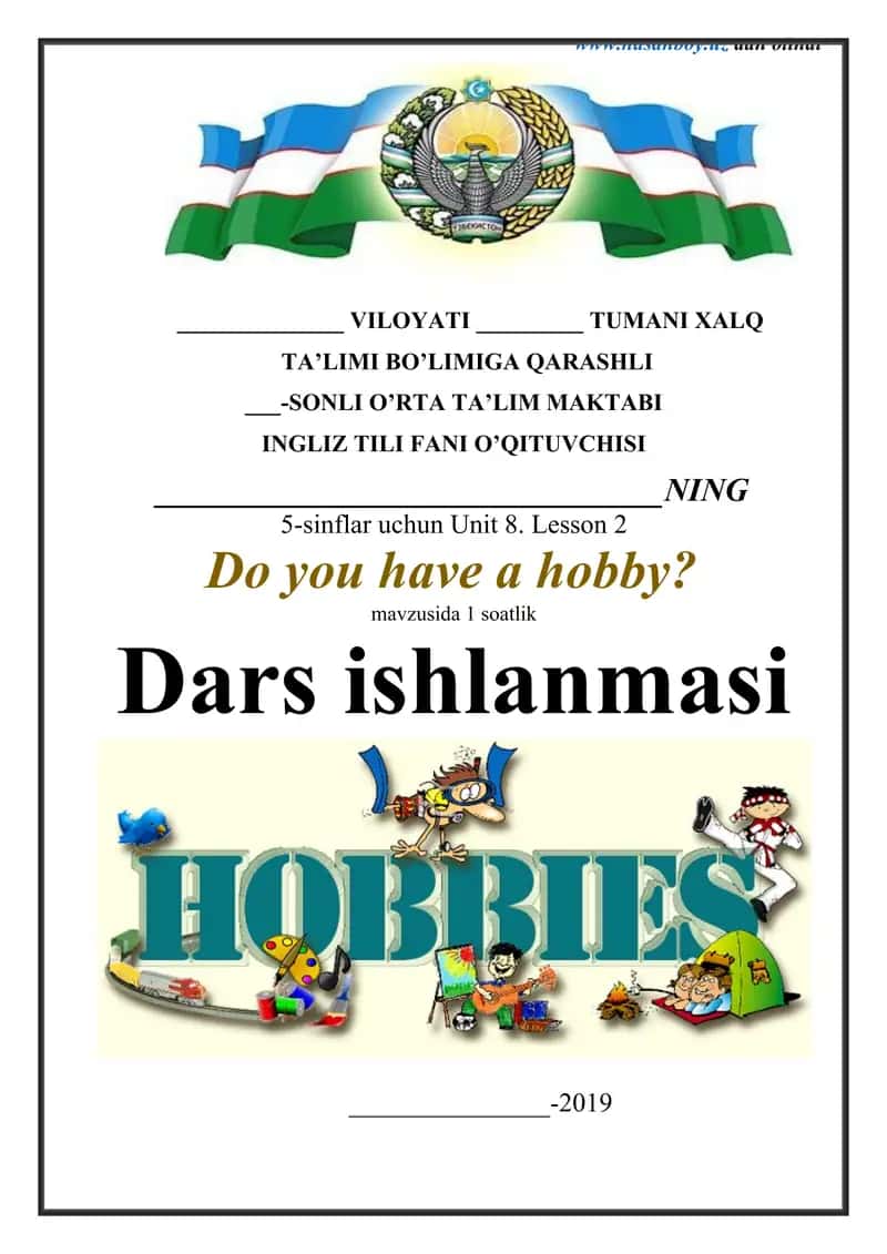 Do you have a hobby?