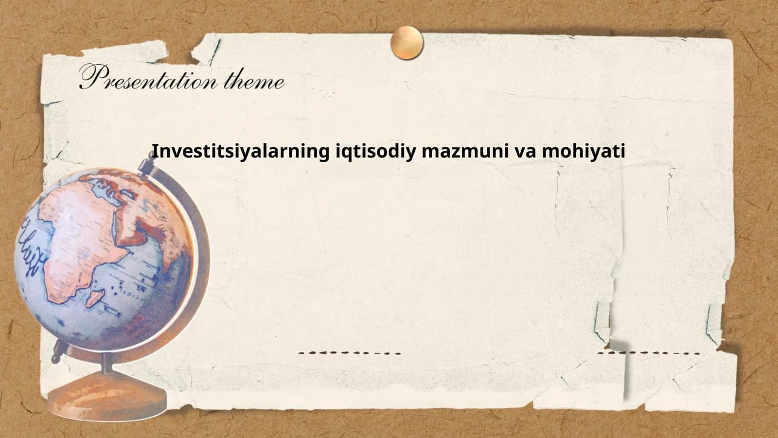 Investitsiyalarning iqtisodiy mazmuni va mohiyati