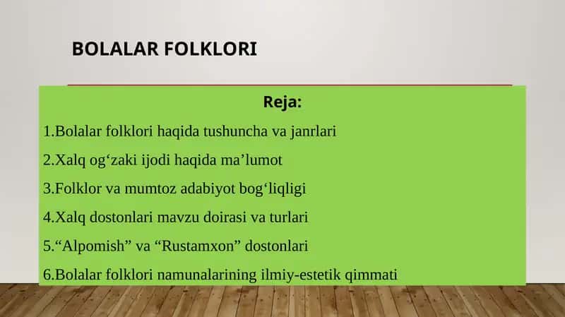 Bolalar Folklori