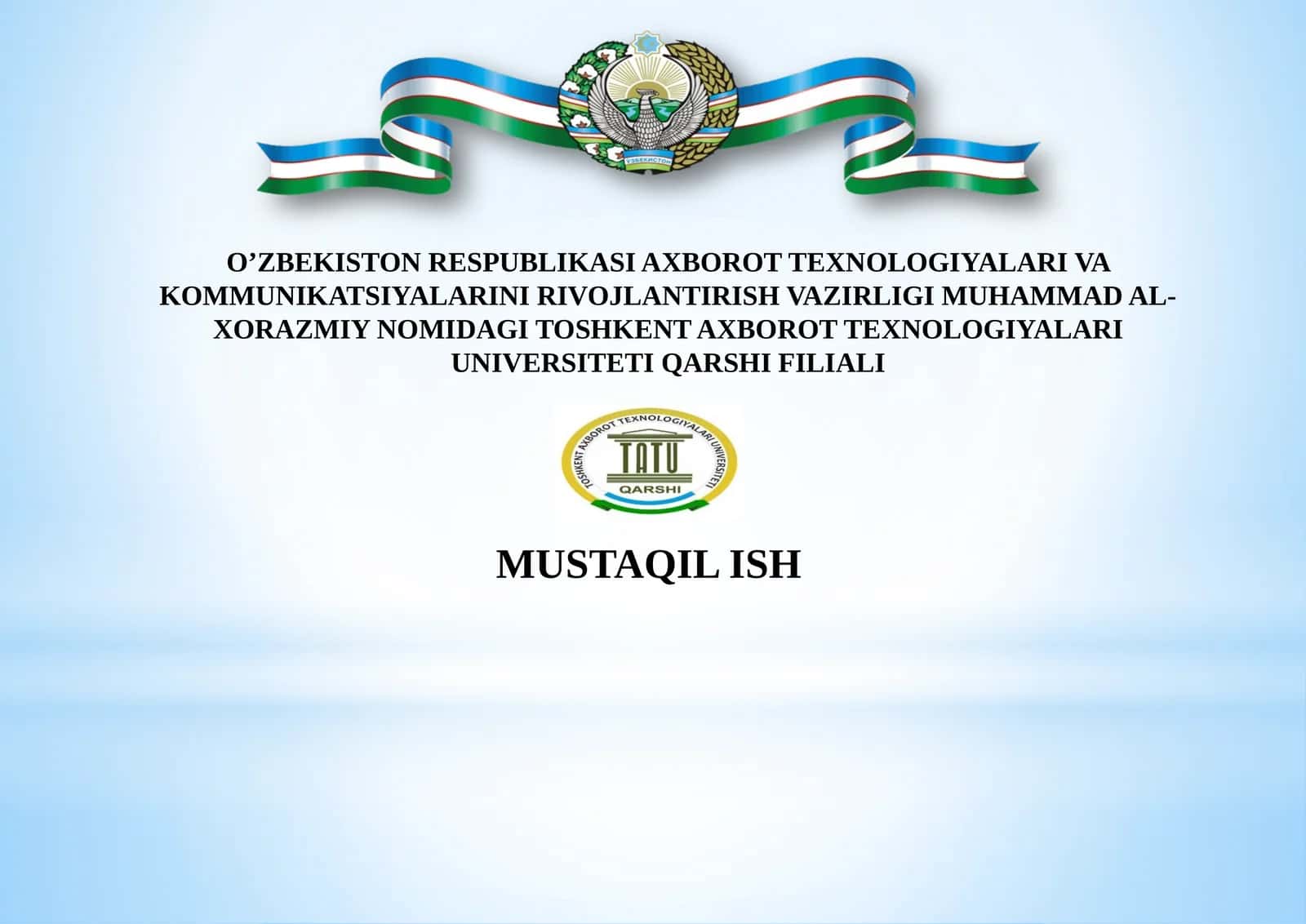 Ma’lumotlarni qayta ishlash markazlarini ish jarayonini tahlil qilish