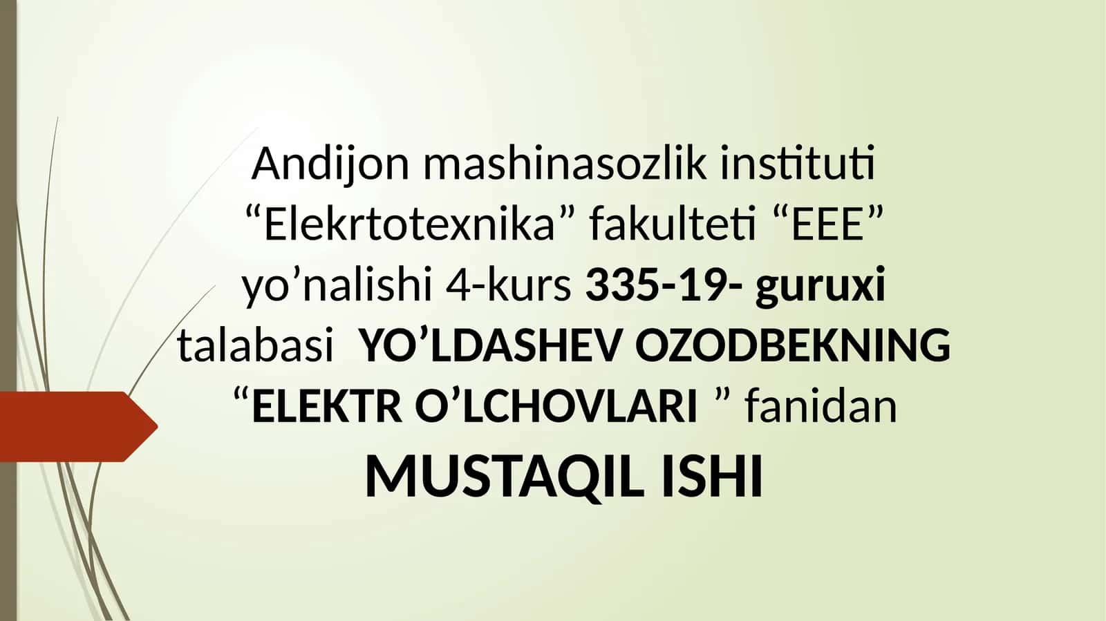 Elektro'lchovlari