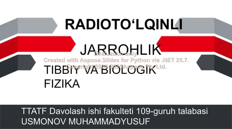 Radiotoʻlqinli jarrohlik