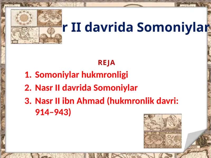 Nasr II davrida Somoniylar