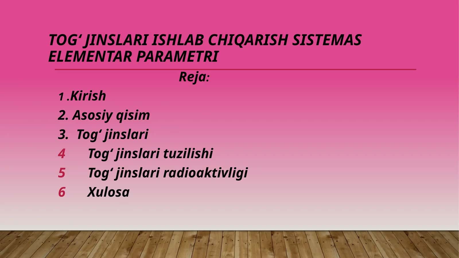 Togʻjinslari