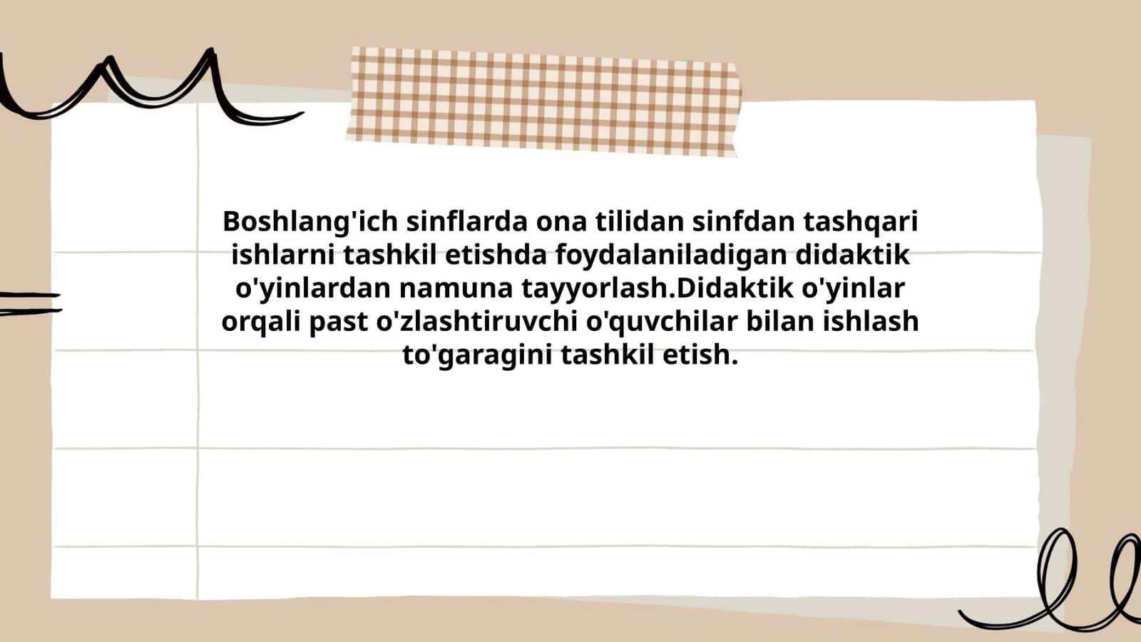 Didaktik o'yinlar