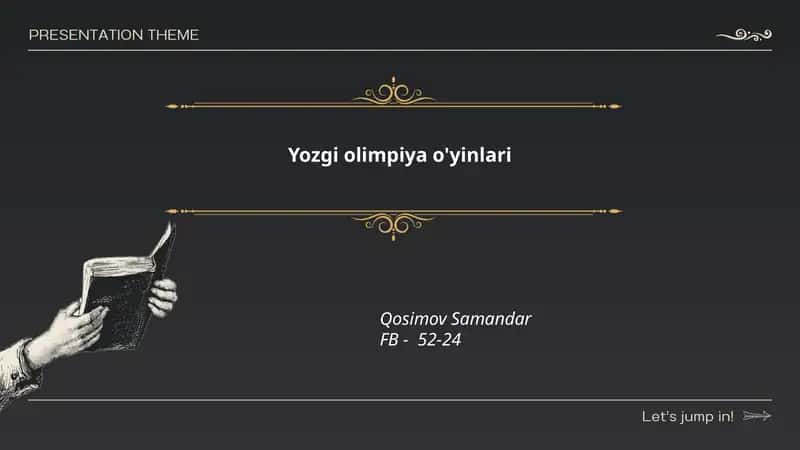 Yozgi olimpiya o'yinlari
