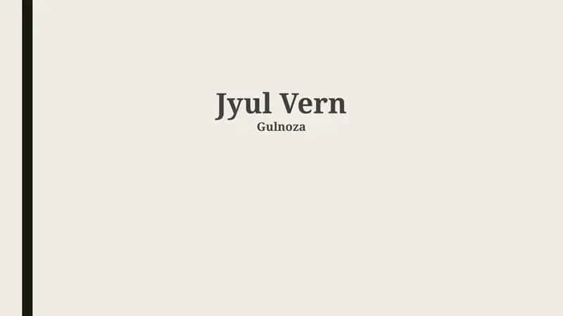 Jül Vernning merosi