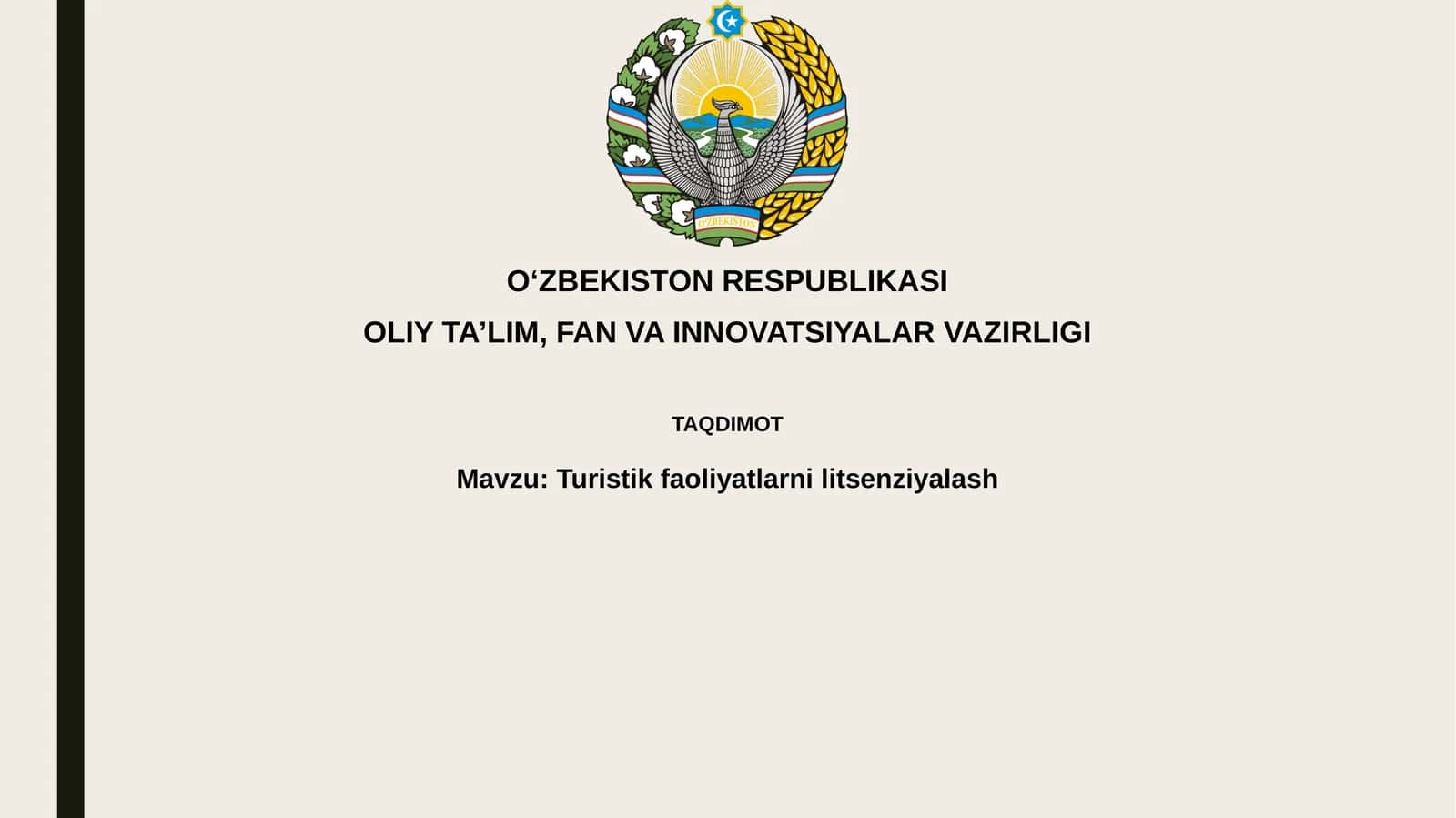 Turistik faoliyatni litsenziyalash