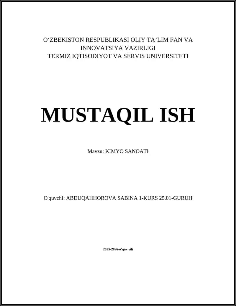 Neft-kimyo va petroplastik ishlab chiqarish