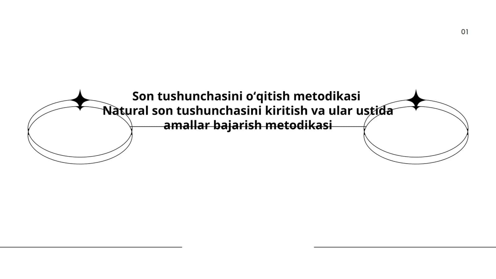 Son tushunchasini oʻqitish metodikasi