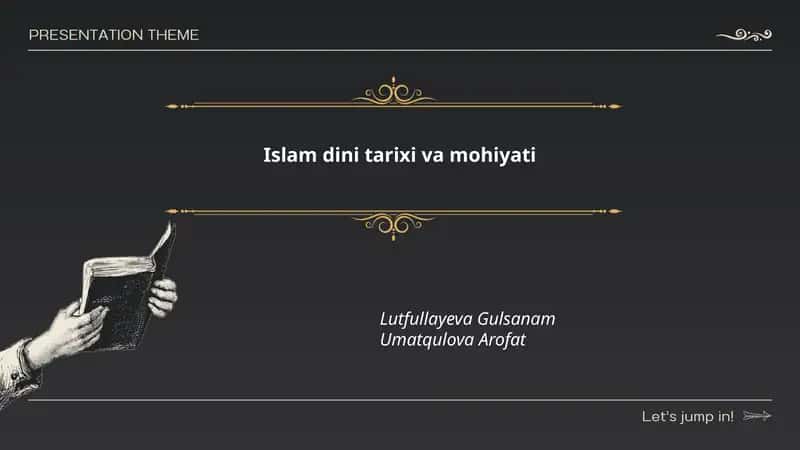 Islam dini tarixi va mohiyati