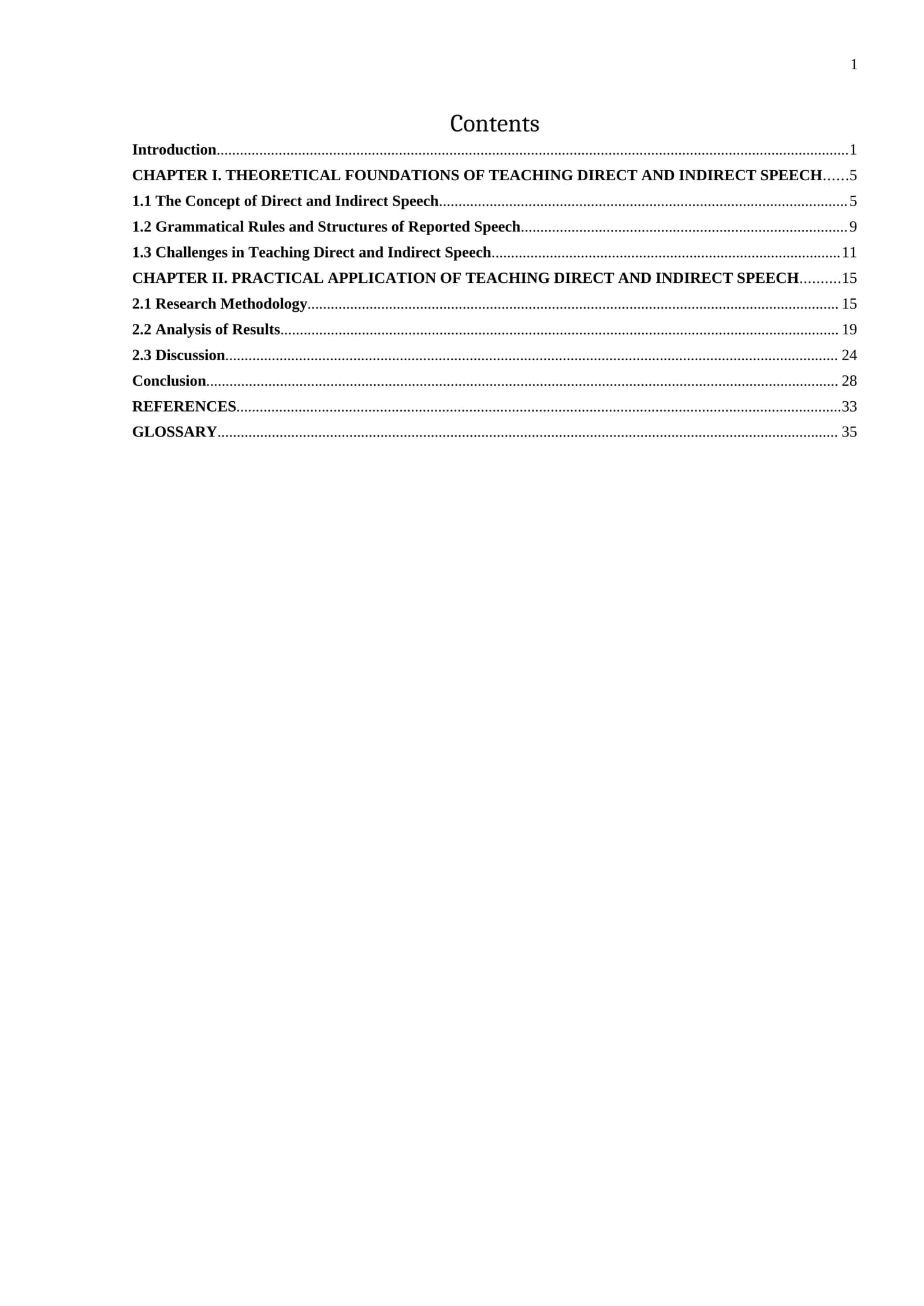 Theoretical Foundations of Teaching Direct and Indirect Speech