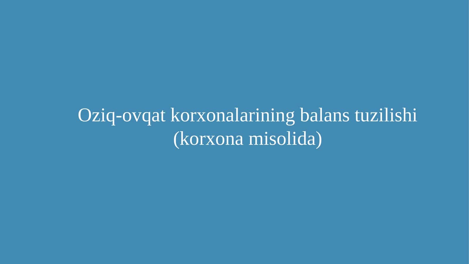Xo'jalik hisobining turlari