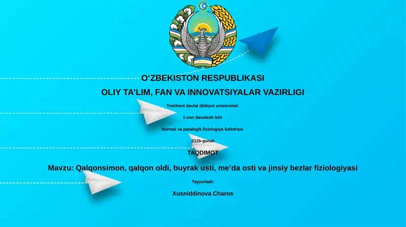 Endokrin bezlar fiziologiyasi