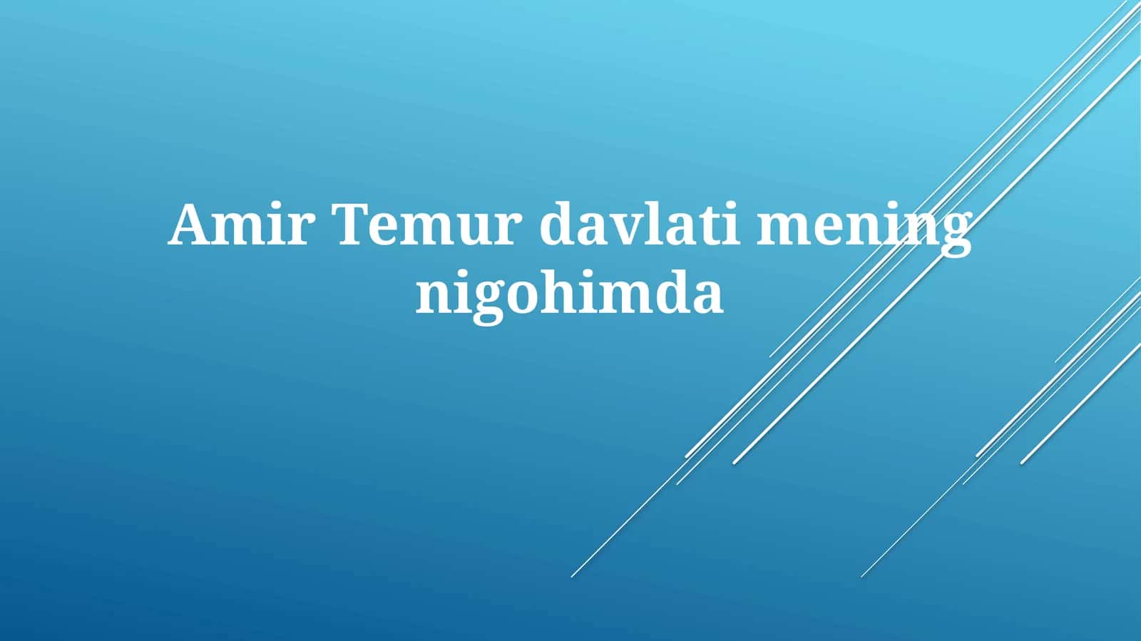 Amir Temur davlati