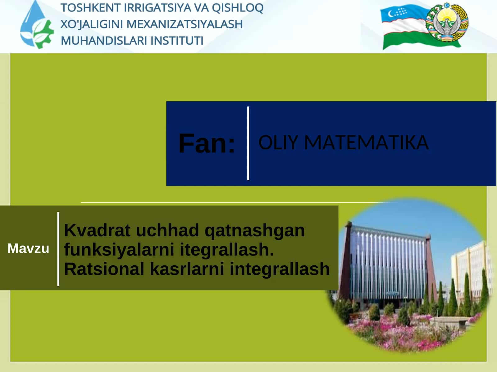 OLIY MATEMATIKA