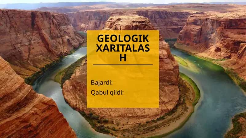 Geologik Xaritalash