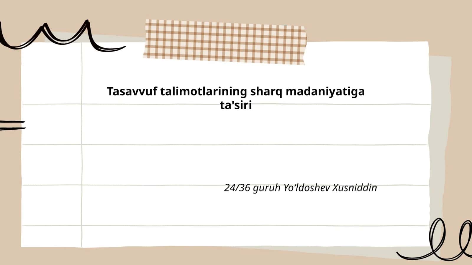 Tasavvuf va Sharq adabiyoti