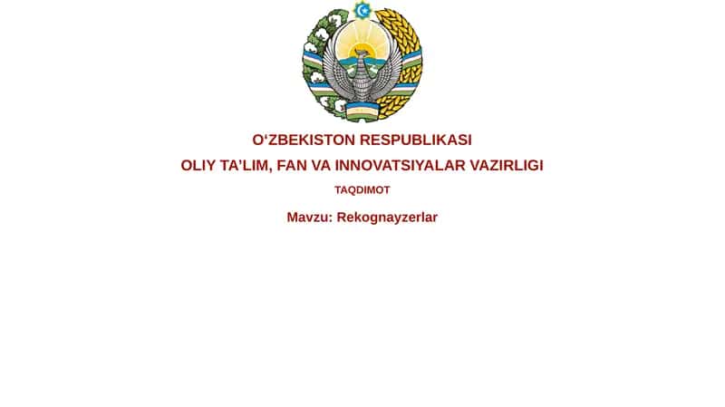 Rekognayzerlar