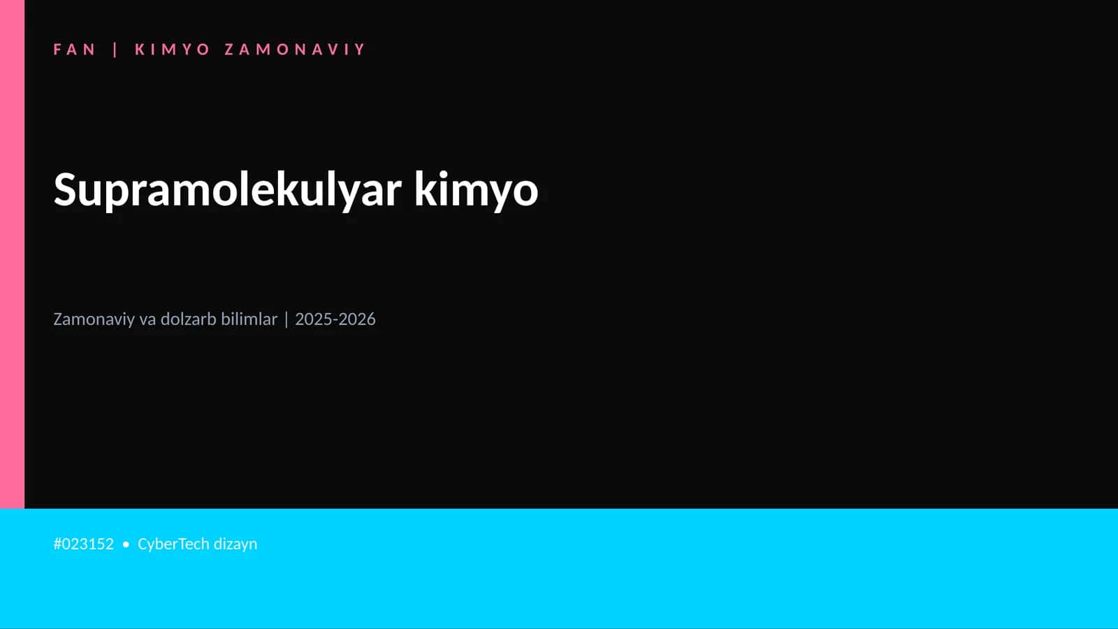 Supramolekulyar kimyo