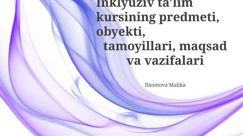 Inklyuziv Ta'lim Kursi