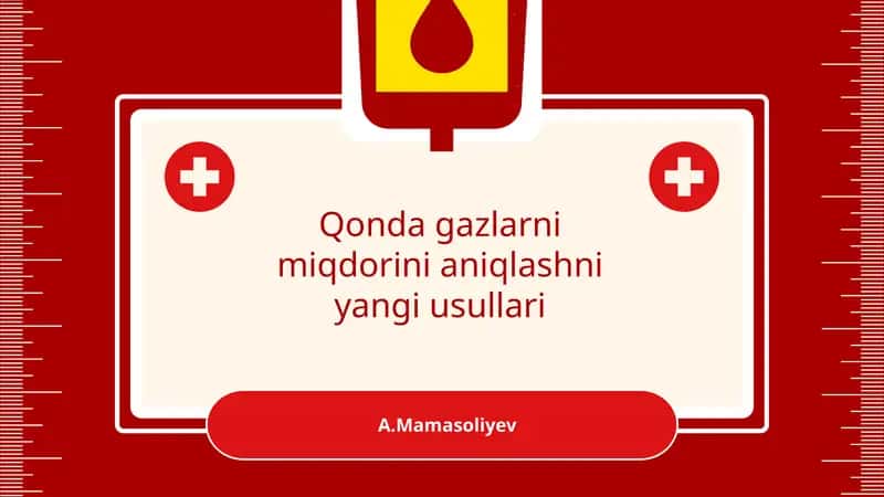 Gazlarni miqdorini aniqlashni yangi usullari