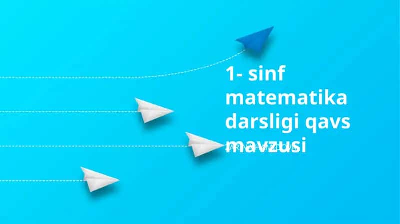 sinf matematika darsligi qavs mavzusi