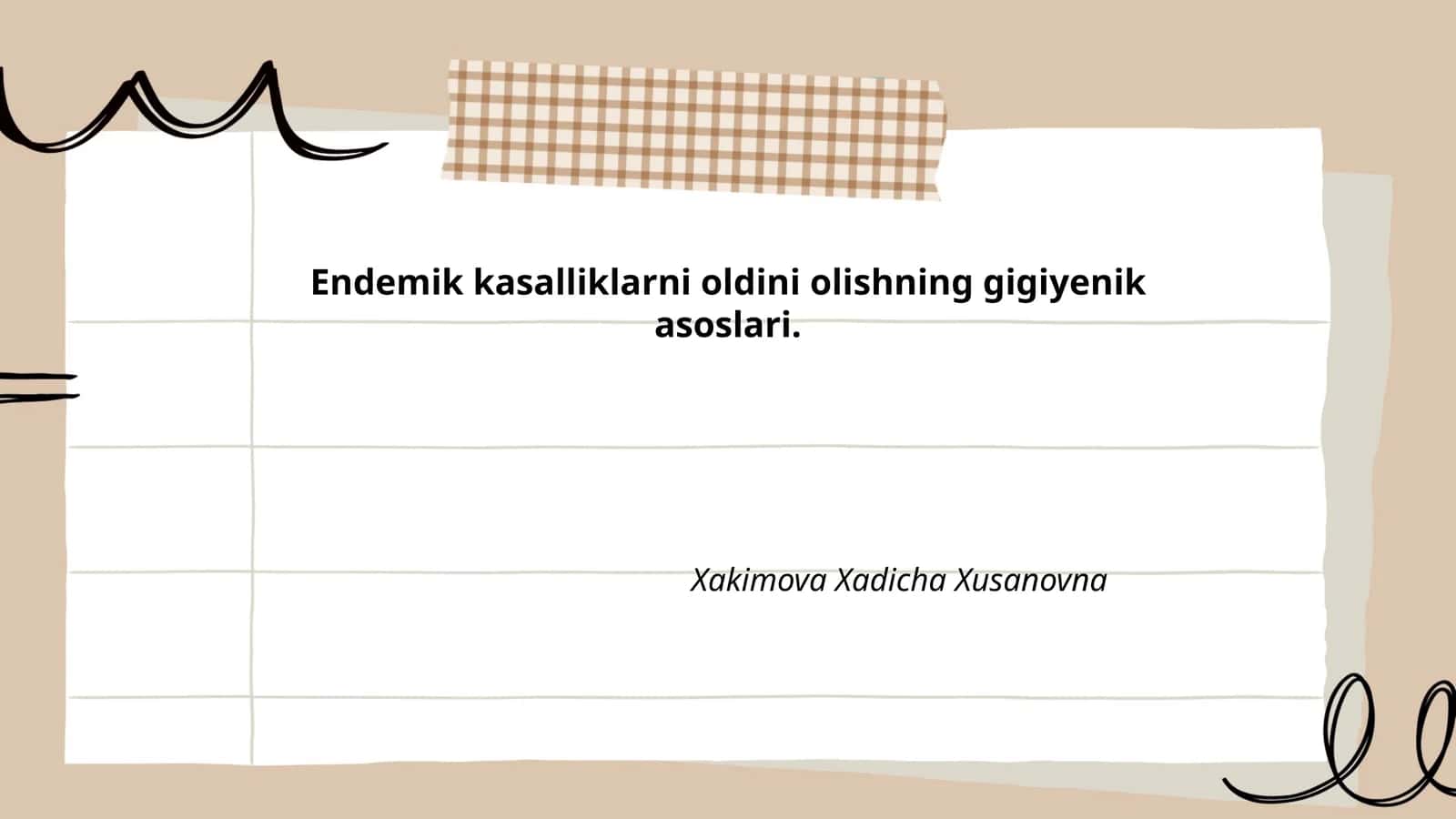 Gigiyenik profilaktika choralari