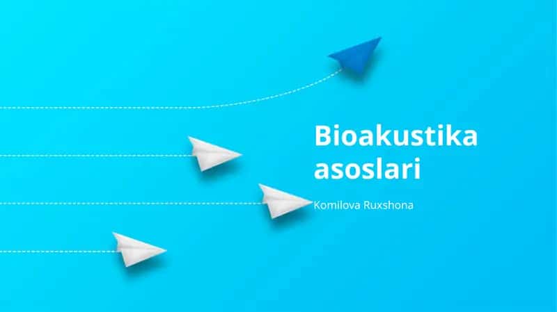Bioakustika asoslari