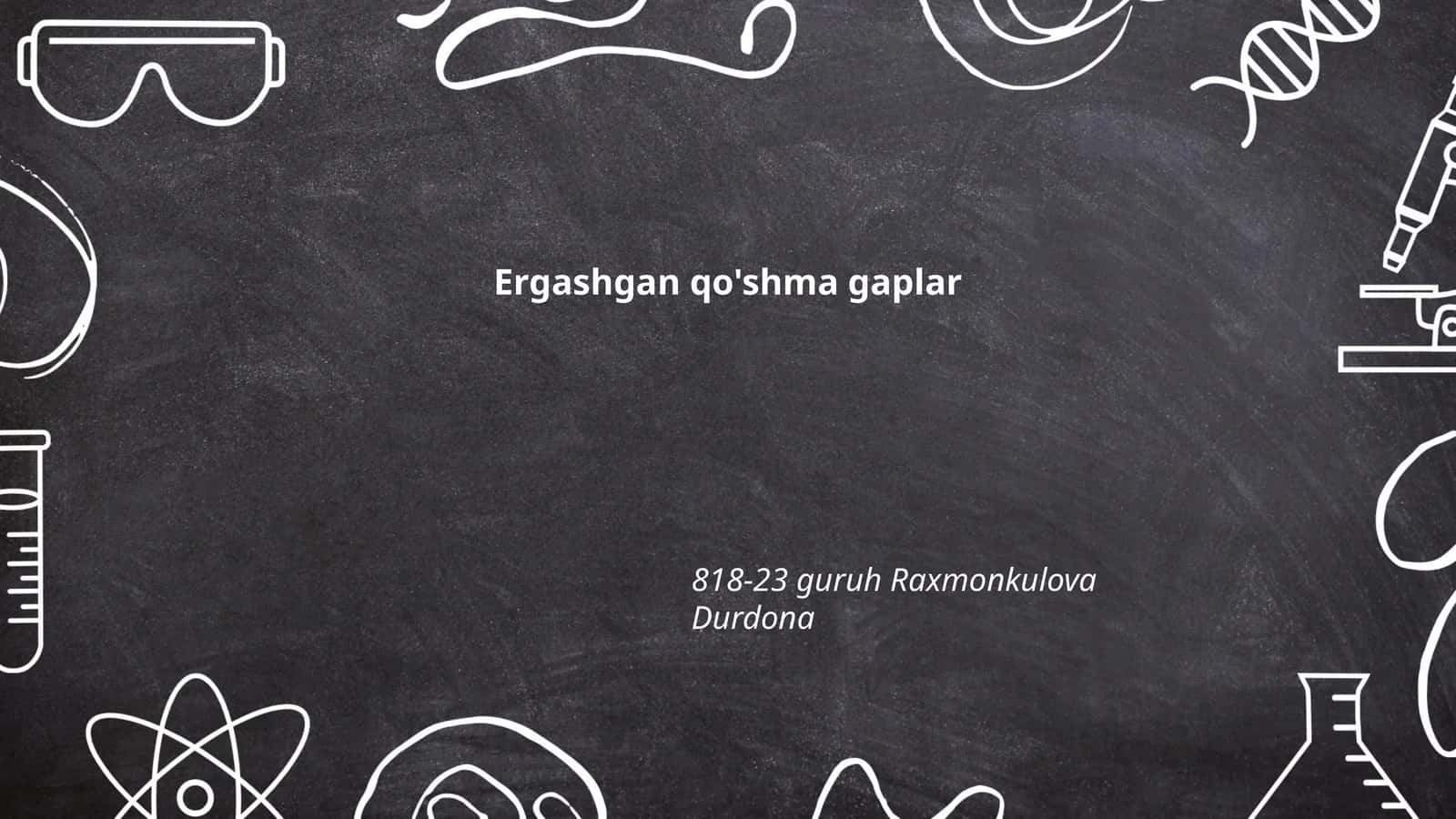 Qo'shma gaplar