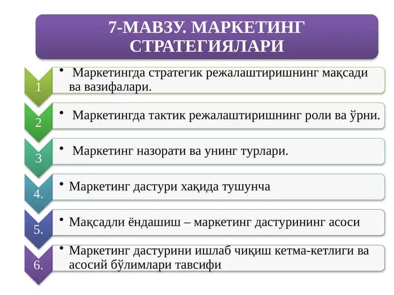 Стратегияни ишлаб чикиш боскичлари