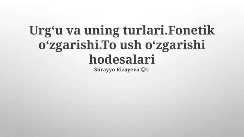 Stress va uning fiziologik ta'siri