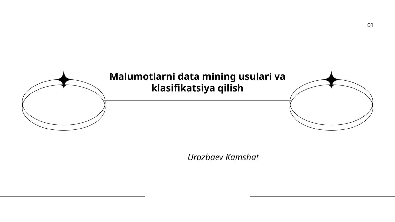 Malumotlarni data mining usulari va klasifikatsiya qilish